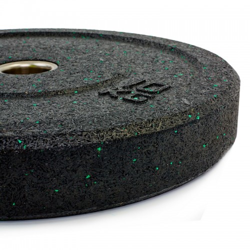 Млинці (диски) бамперні для кросфіту Record RAGGY Bumper Plates TA-5126-10 51 мм 10кг чорний