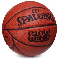 Мяч баскетбольный SPALDING 76993Y GLOW WIND №7 оранжевый